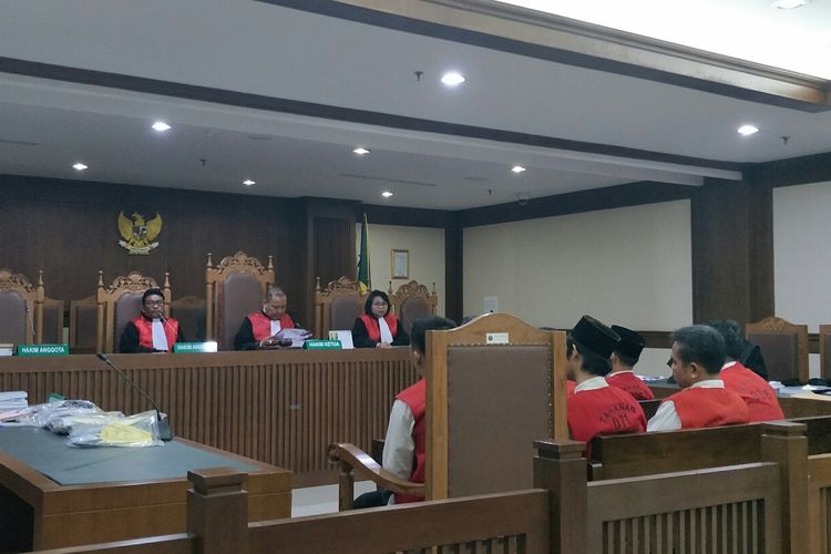 Proses persidangan kerusuhan 21-22 Mei,  di Pengadilan Negeri Jakarta Pusat, Senin (19/8/2019).