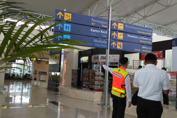 Suasana Bandara Raja Haji Fisabilillah di Tanjung Pinang, Provinsi Kepulauan Riau, Sabtu (14/1/2017). 