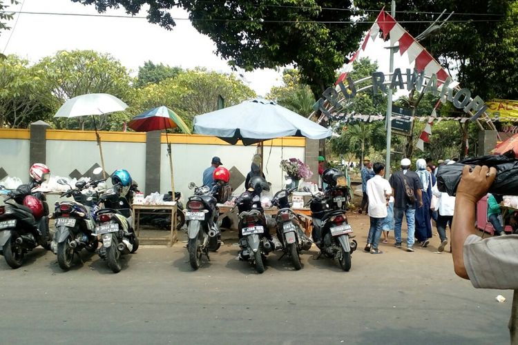 Tempat Pemakaman Umum (TPU) Rawa Kopi yang tetletak di Kebon Jeruk, Jakarta Barat, Jumat (1/9/2017).