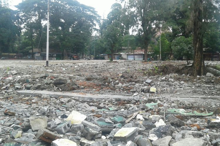Lahan bekas THR Sriwedari Solo untuk pembangunan Masjid Taman Sriwedari Surakarta (MTSS).