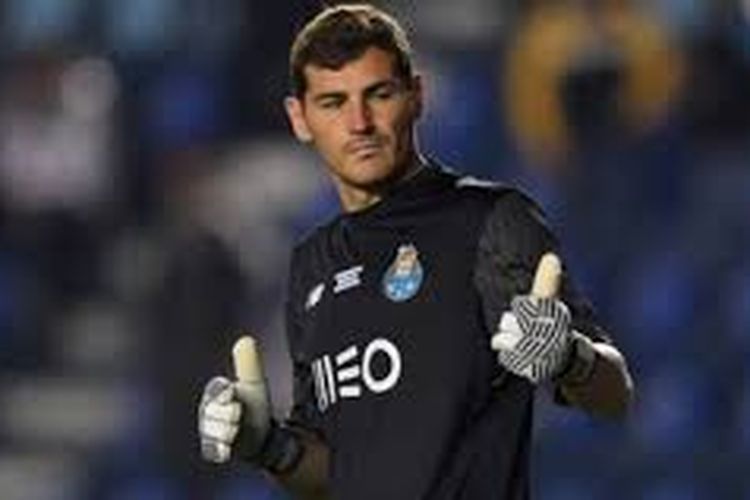 Iker Casillas saat berlaga bersama FC Porto, Kamis (2/5/2019)