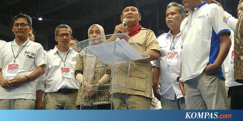 Didukung Ribuan Buruh KSPI, Prabowo Merasa Dapat Kehormatan Tertinggi
