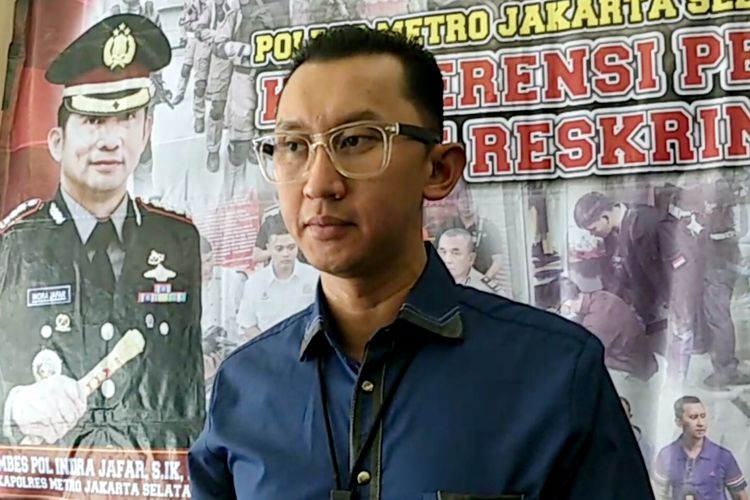 Kasat Reskrim Polres Metro Jakarta Selatan Kompol Andi Sinjaya Ghalubi saat ditemui di Polres Metro Jakarta Selatan, Selasa (23/7/2019).