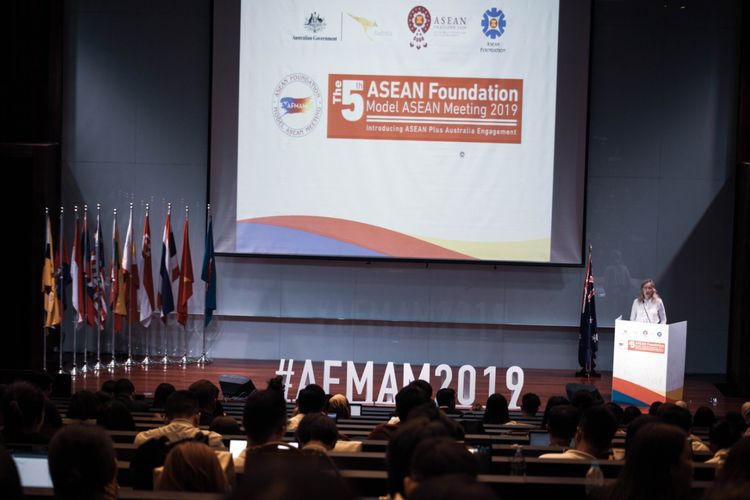 ASEAN Foundation melaksanakan program AFMAM (ASEAN Foundation Model ASEAN Meeting) ke-5 pada 4-9 Juli 2019 di Universitas Chulalongkorn, Thailand.