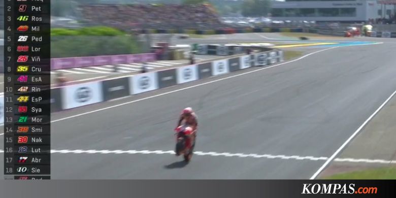 Dovizioso dan Zarco Terjatuh, Marquez Juara MotoGP Perancis