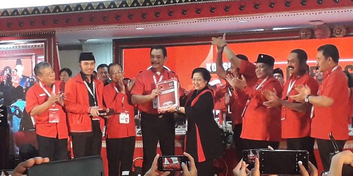 Diumumkan Megawati, Ini Susunan Pengurus Baru PDI-P Periode 2019-2024