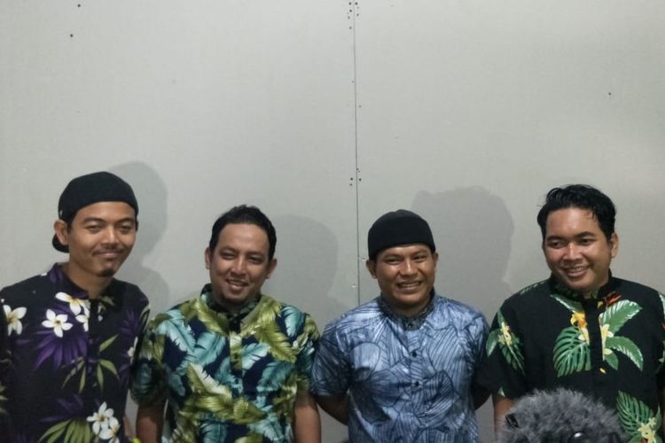 Wali band saat peluncuran album  Melodi Cinta Ramadhan 2019  di Green Pramuka Square, Jakarta Pusat, Selasa (30/4/2019).
