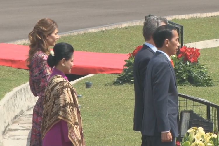 Presiden Joko Widodo, Rabu (25/6/2019) pagi, menerima Presiden Republik Argentina Mauricio Macri di Istana Presiden Bogor, Jawa Barat. 