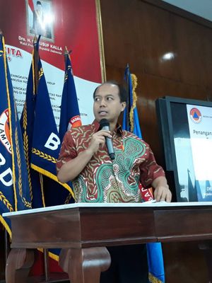 Kepala Pusat Data, Informasi dan Hubungan Masyarakat BNPB Sutopo Purwo Nugroho 