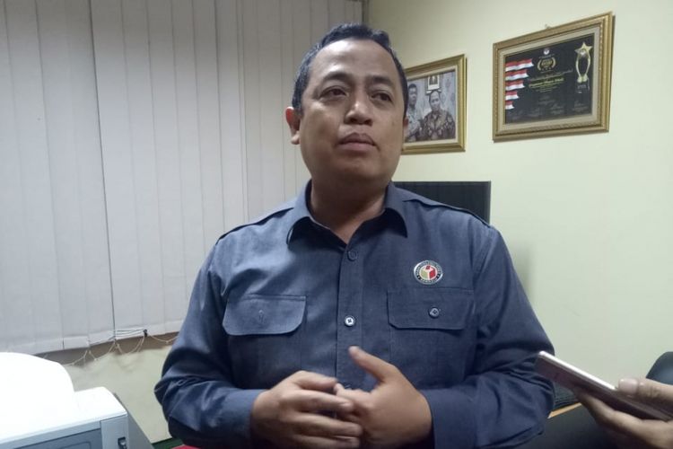 Komisioner Bawaslu DKI Jakarta Puadi saat ditemui di Kantor Bawaslu DKI, Senin (28/1/2019).