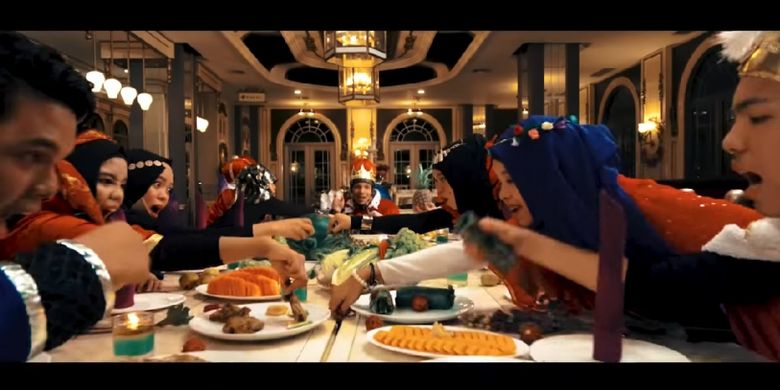Cuplikan salah satu adegan dalam video musik Ziggi Zagga milik Gen Halilintar.