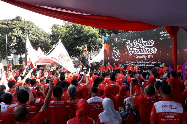 Telkom Indonesia kembali menggelar Indihome Frontliner Competition (IFC) 2018, yang berlangsung 2-6 Juli 2018, di kampus Telkom Corporate University, Jalan Gegerkalong Hilir No 47 Bandung. 