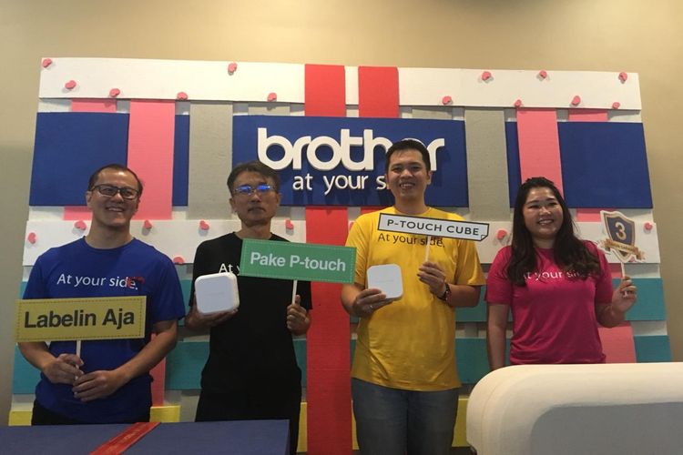 PT Brother International Sales Indonesia meluncurkan printer label teranyarnya, yakni P-Touch Cube, Senin (22/7/2019).