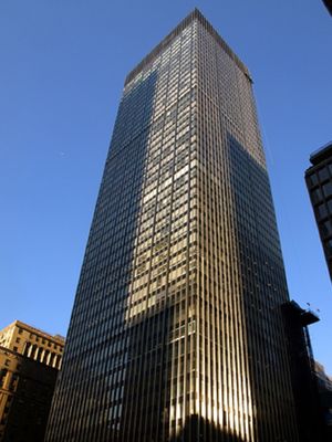 Gedung 270 Park Avenue di kota New York, Amerika Serikat.