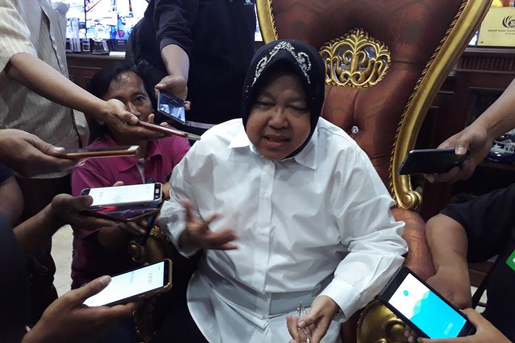 Wali Kota Surabaya Tri Rismaharini atau Risma. 