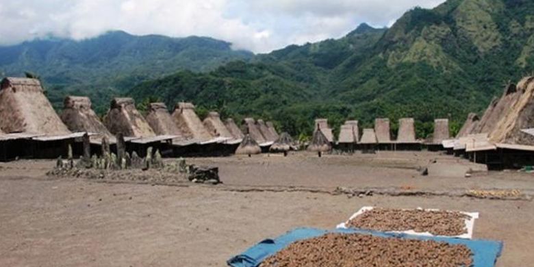 Desa Adat Gurusina di Kabupaten Ngada, Nusa Tenggara Timur.