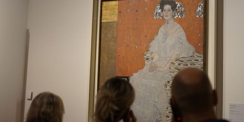 Istana Belvedere di kota Wina, Austria. Belvedere kini menjadi rumah bagi koleksi terbesar karya-karya Gustav Klimt. 