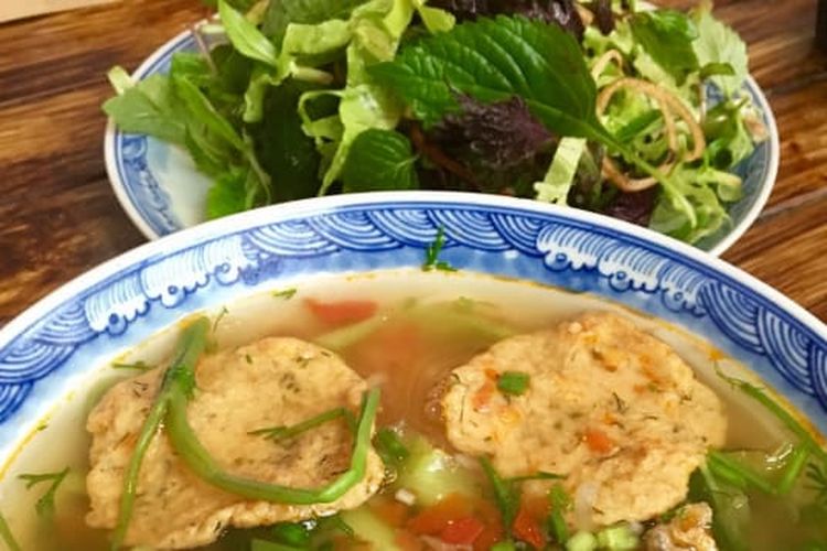 Bun ca, hidangan khas Vietnam.