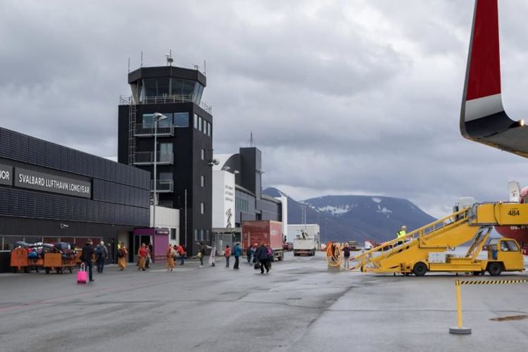 Bandara Svalbard di Norwegia.