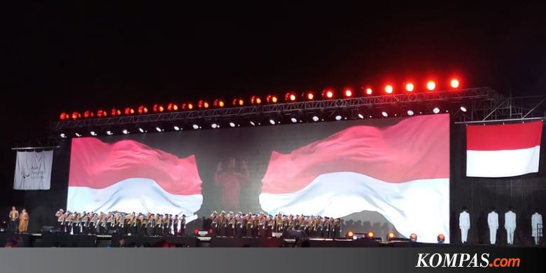 Penutupan Asian Para Games Diwarnai Prosesi Mengheningkan Cipta