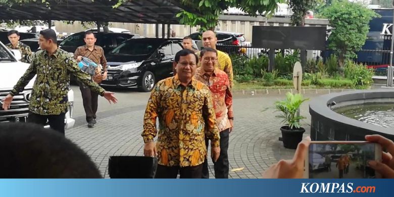 Bahas Penjajakan Koalisi, Prabowo Kunjungi DPP PKS