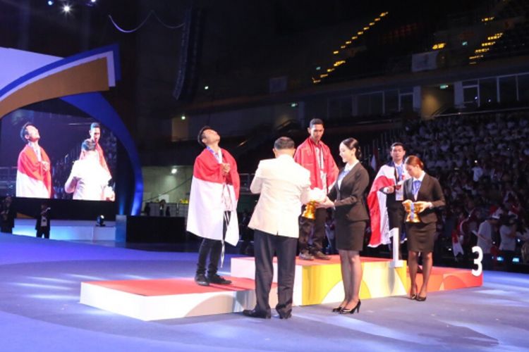 Delegasi Indonesia meraih 13 emas pada ASEAN Skills Competition (ASC) ke-12 di Thailand yang diselenggarakan pada 31 Agustus hingga 2 September 2018