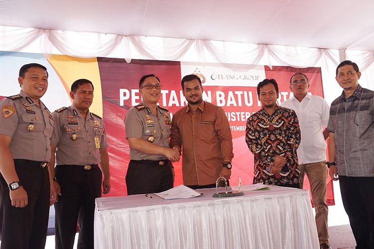 Elang Group bekerja sama dengan Polresta Bogor Kota membangun hunian klaster Bhayangkara di Perumahan Cinnamon Hills, Bukit Mekar Wangi, Bogor.