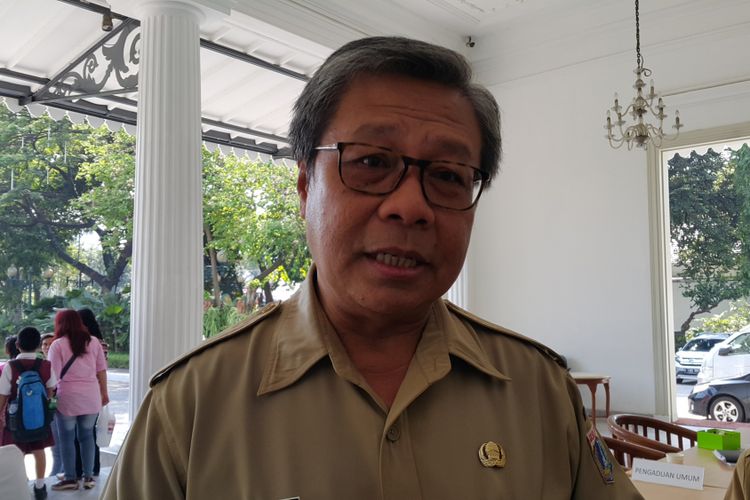 Wakil Kepala Dinas Pendidikan DKI Jakarta Bowo Irianto di Balai Kota DKI Jakarta, Jalan Medan Merdeka Selatan, Selasa (25/7/2017).