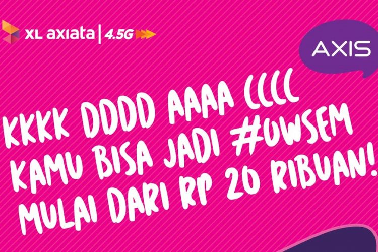 Paket 4g axis mulai dari Rp 20.000-an