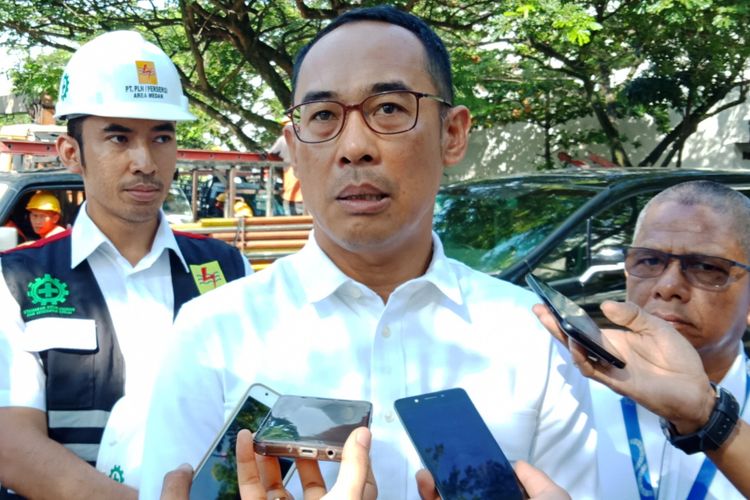 General Manager PLN Wilayah Sumut Feby Joko Priharto mengatakan, PLN memberikan perlakuan khusus terhadap penyediaan tenaga listrik selama kegiatan MTQ Nasional di Medan, Rabu (3/10/2018)