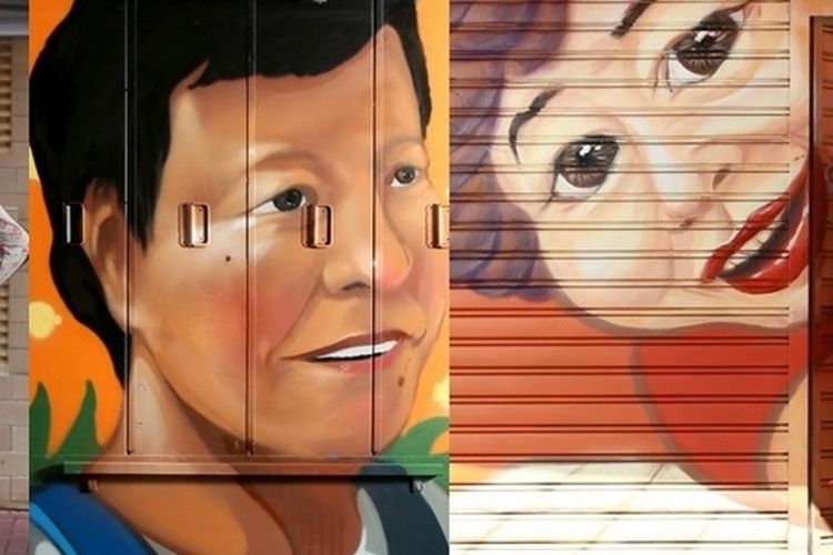HK URBAN CANVAS, senir mural di rolling door pertokoan Hongkong akan ditampilkan dari Februari-Maret 2019. 
