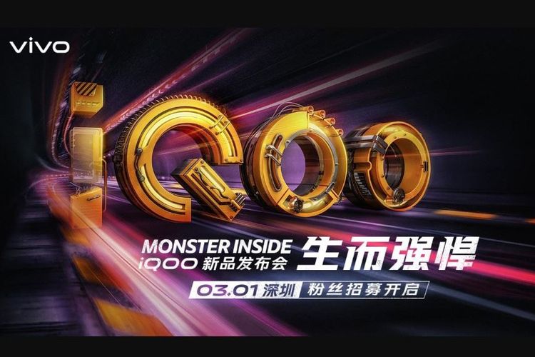 Ilustrasi poster peluncuran iQoo