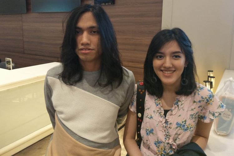 Gerald Situmorang dan Ify Alyssa saat ditemui usai screening film Captain Marvel di XXI Kota Kasablanka, Kuningan, Jakarta Selatan, Selasa (5/3/2019).