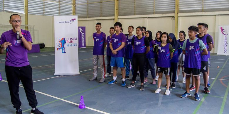 Para pelajar SMA terpilih mengikuti Combi Run Academy di Bogor (23/3/2019).