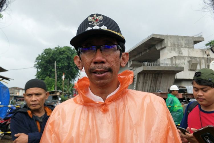 Camat Jatinegara Nasrudin Abu Bakar di Jatinegara, Jakarta Timur, Minggu (4/2/2018).