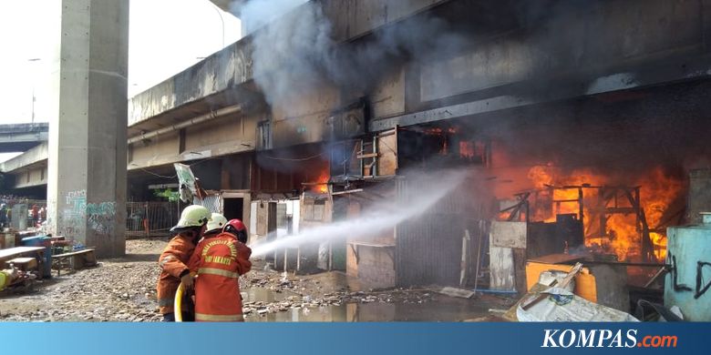 Kompor Meledak Diduga Penyebab Kebakaran 100 Bangunan di Kolong Tol Pluit - Kompas.com - KOMPAS.com