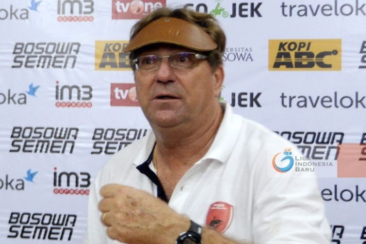 Pelatih PSM Makassar asal Belanda, Robert Rene Alberts. 