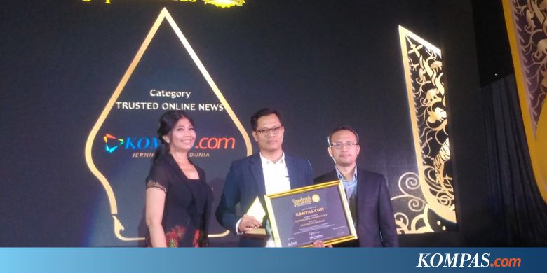 Kompas.com Sabet Penghargaan Berita Online Terpercaya dari Superbrands