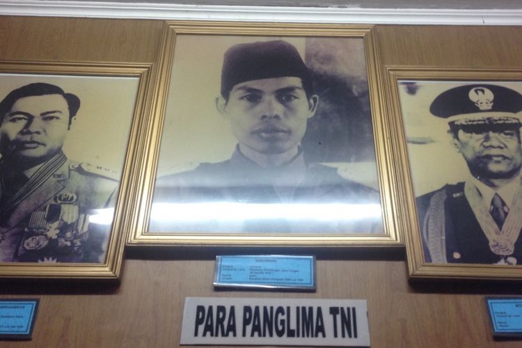 Jejeran Panglima TNI dari tahun ke tahun di Museum Satria Mandala, Jakarta, Selasa (4/10/2017)