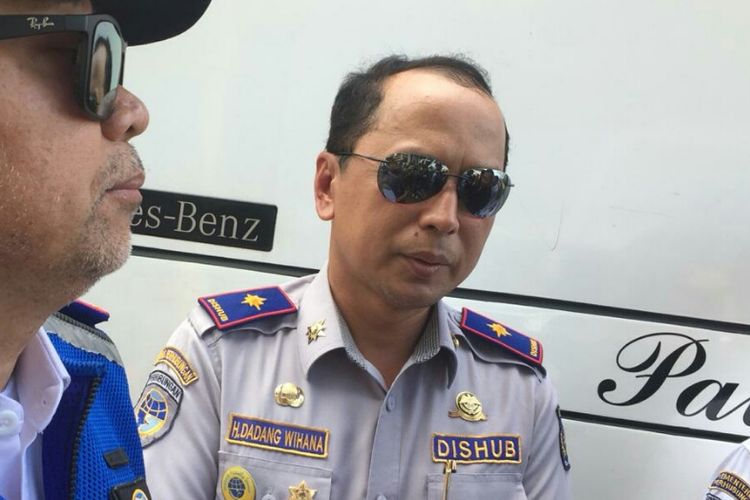 Kepala Dinas Perhubungan Depok, Dadang Wihana, di Terminal Jatijajar, Tapos, Depok, Kamis (2/5/2019)..