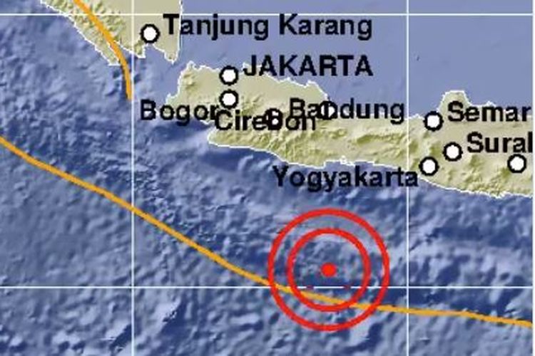 Gempa bumi bermagnitudo 5.9 mengguncang Kabupaten Pangandaran, Jawa Barat, dan sekitarnya, Sabtu (18/5/2019) sekitar pukul 08.51 WIB. Gempa tidak berpotensi tsunami.