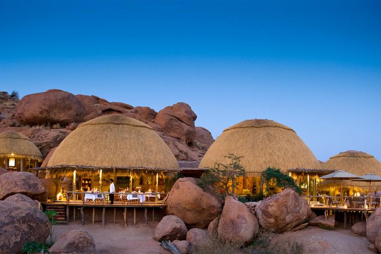 Ilustrasi resort di Namibia