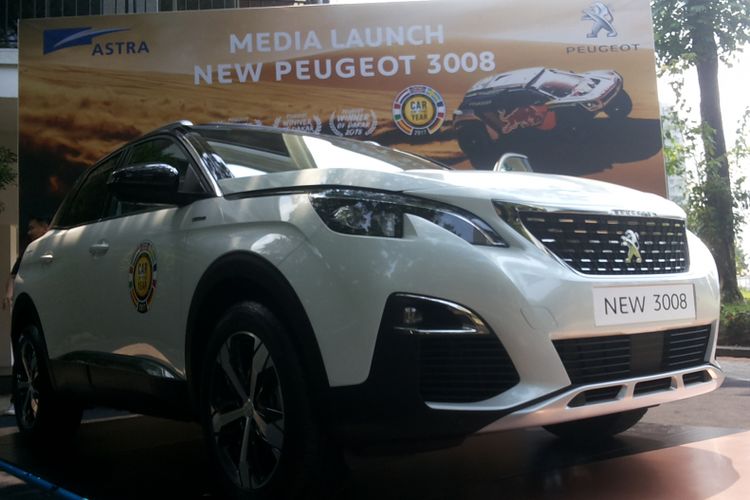 New Peugeot 3008 yang diluncurkan di Jakarta, Rabu (28/3/2018).