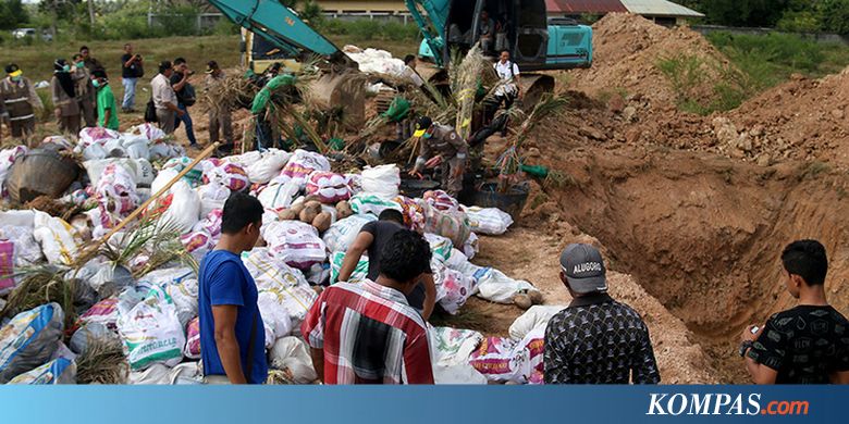 Terinfeksi Virus, Barang Selundupan dari Thailand Dimusnahkan