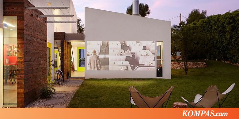 Sedikit Kreativitas, Halaman Rumah Bisa Jadi Bioskop "Outdoor"