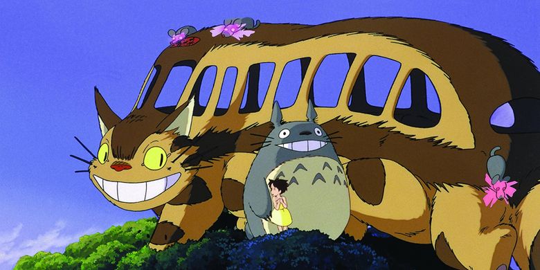 Tokoh-tokoh film Studio Ghibli, My Neighbor Totoro. Film ini diproduksi tahun 1988. 