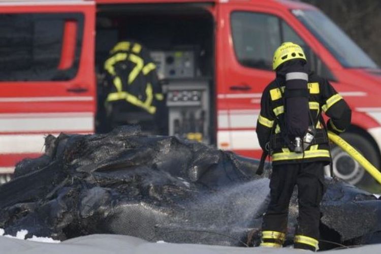 Pesawat Epic-LT berkapasitas enam kursi jatuh di dekat Frankfrut, Jerman, menewaskan salah satu perempuan terkaya Rusia, Natalia Fileva. (AFP via BBC)