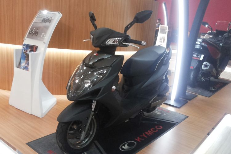 Racing King 150i, salah satu produk skutik Kymco Indonesia yang dipamerkan saat perhelatan Indonesia International Motor Show (IIMS) 2018.