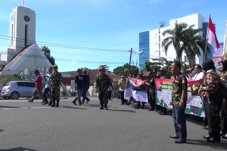 Gabungan ormas dan pemuka agama menolak aksi terorisme di Pangkal Pinang.