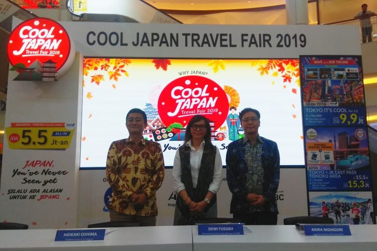 Pembukaan Cool Japan Travel Fair 2019 di Summarecon Mall Serpong, Jumat (23/8/2019).